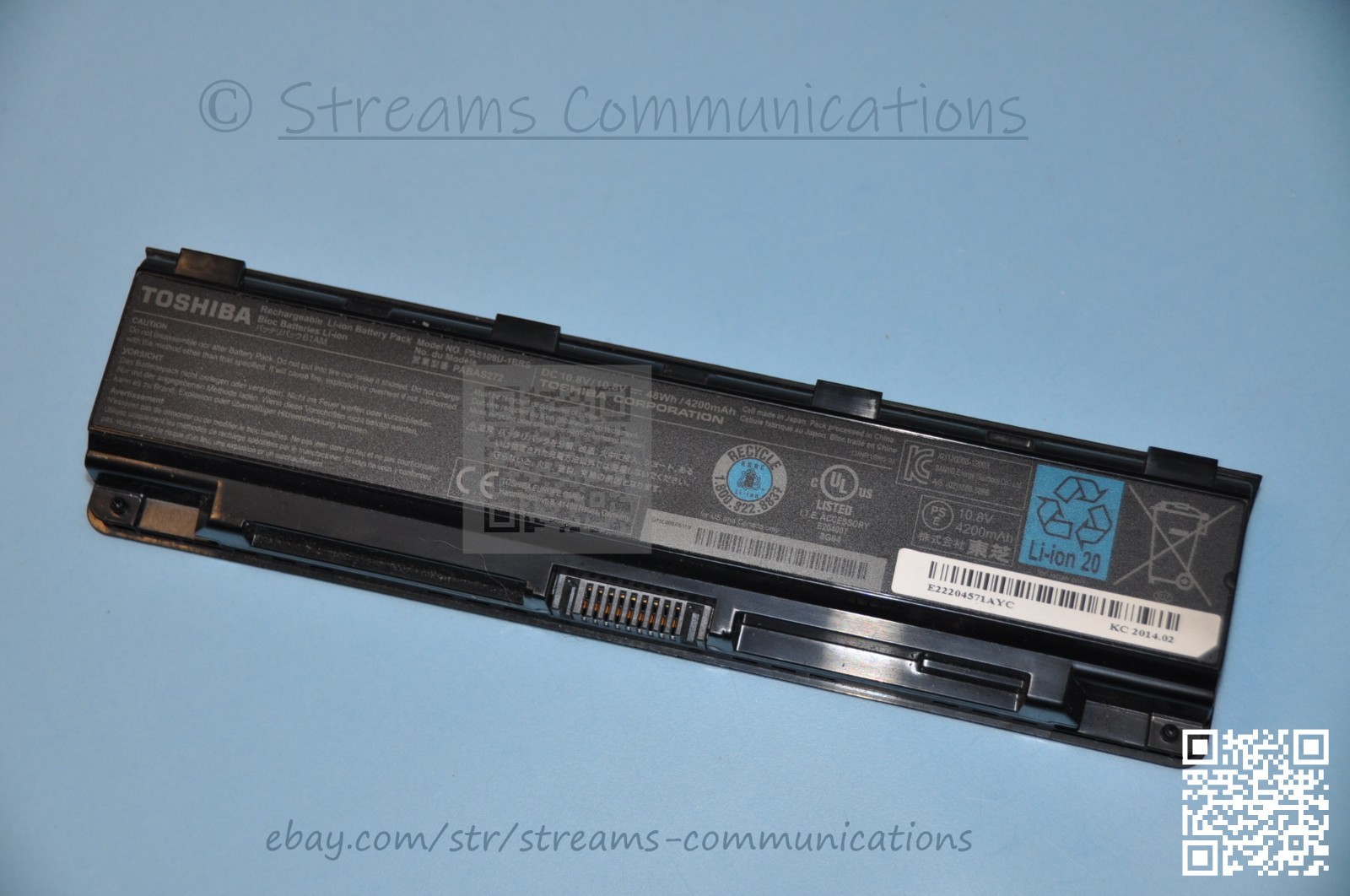 TOSHIBA Satellite C50 C50T-A C55-A C55Dt-A OEM Laptop Battery 4200mAh 10.8V 48Wh