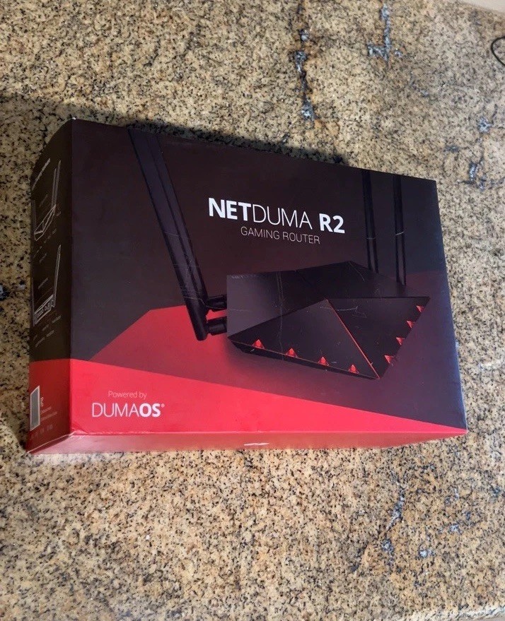 NETDUMA R2 Gaming Router DumaOS 3.0 Open Box Tested Only PS5 PC