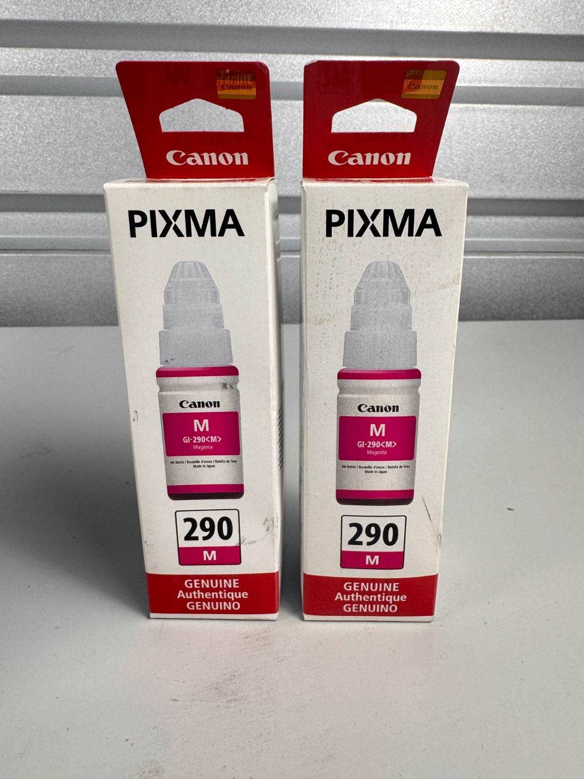 2X Canon GI-290M Magenta Ink Bottle OEM New