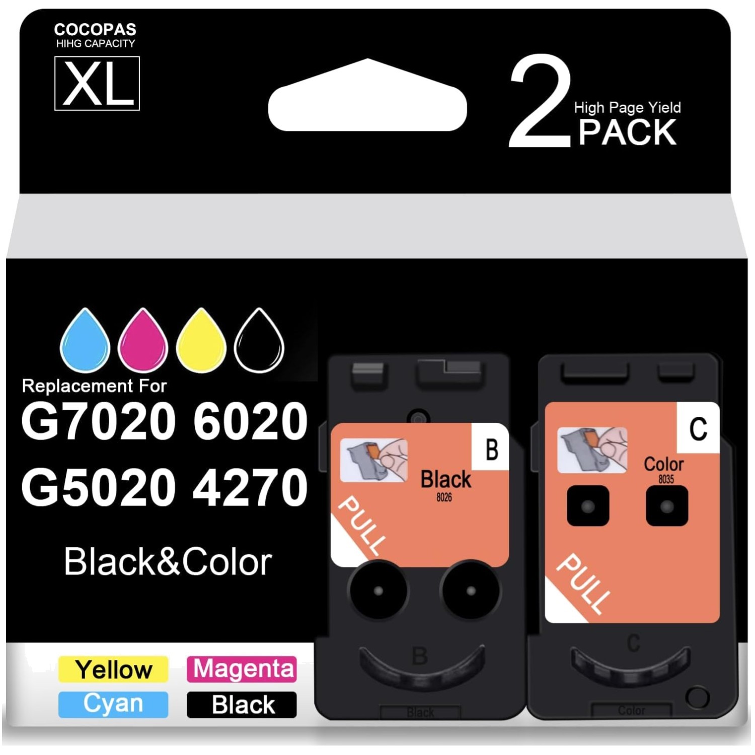 BH-20 CH-20 Printhead Combo Pack for MegaTank Printer