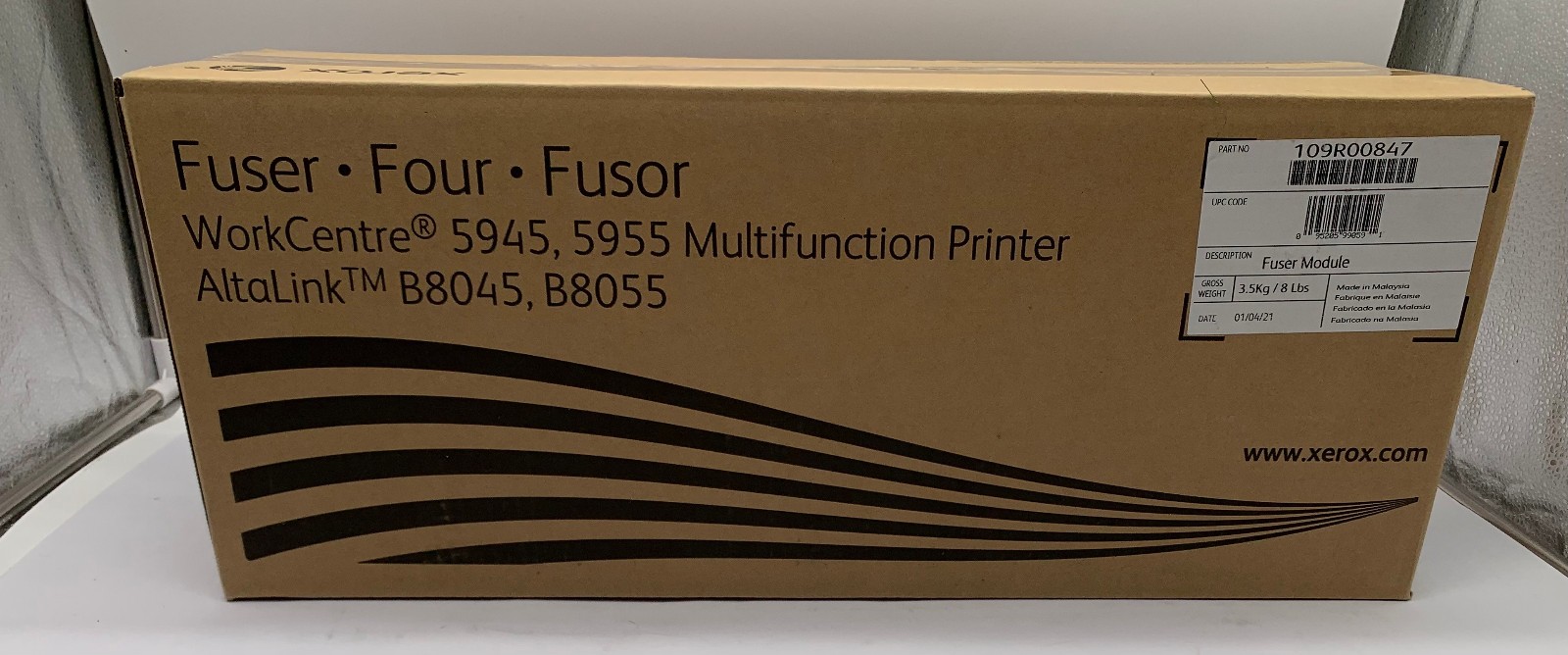 109R00847-Genuine Xerox Fuser Unit B8045/55, 5945/55, OEM