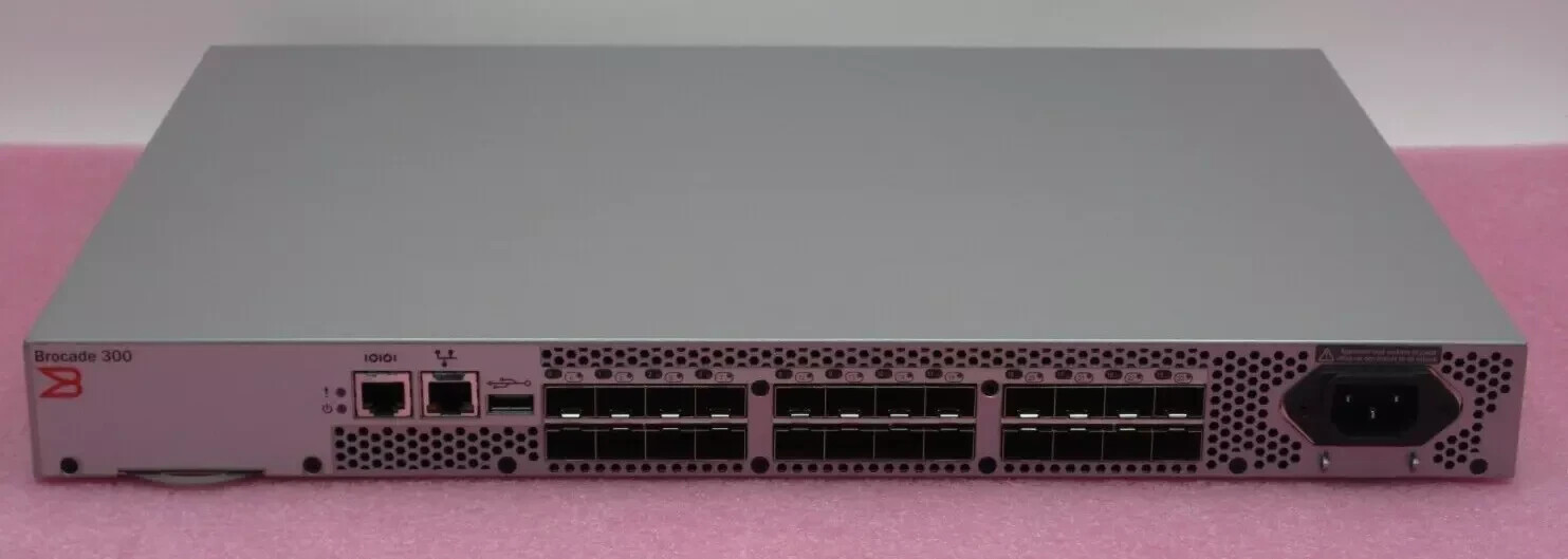 Dell Brocade 300 310 DL-310-0003 310 24-Port 8Gb (24-Active) FC SAN Switch +Lic