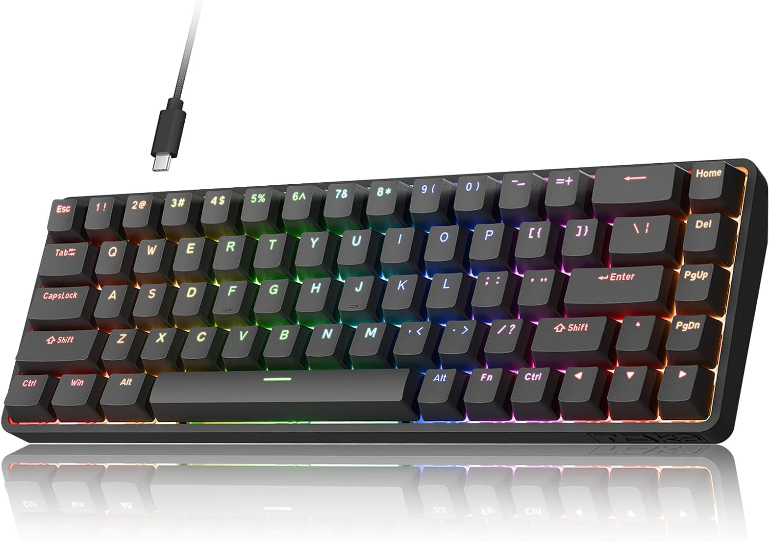TMKB 60% Hall Effect Magnetic Mechanical Gaming Keyboard, 8K Hz, Web Driver No A