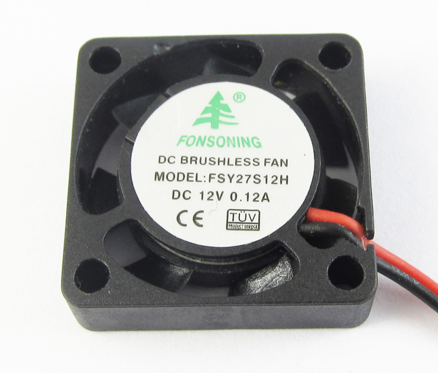 5x Brushless DC Cooling Fan 40x40x10mm 4010 9 blades 12V 0.08A 2pin Connector