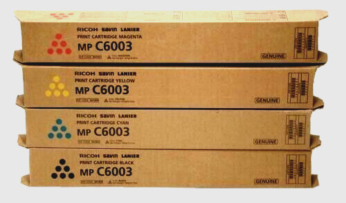Genuine Ricoh Savin Lanier Toner SET MP C6003 MP C5503 MP C4503  MP C6004 