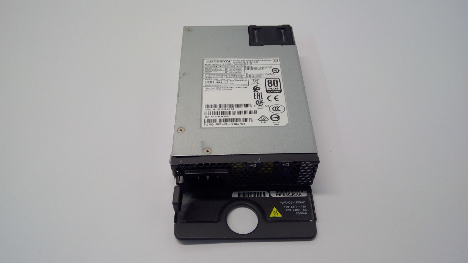 Artesyn Cisco PWR-C6-1KWAC 80 Plus Platinum 9200 Series Switch Power Supply