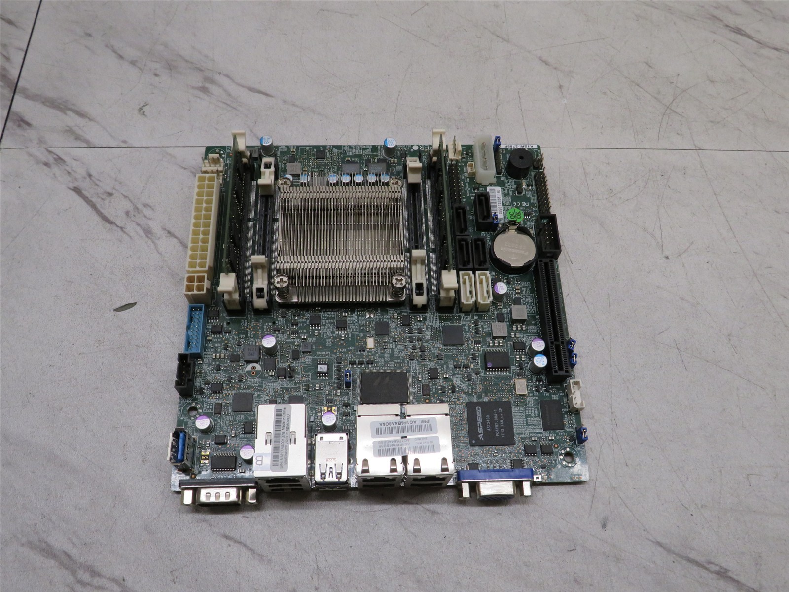 Supermicro A1SRi-2758F Intel Atom C2758 8-Core Mini-ITX Motherboard 8GB Tested