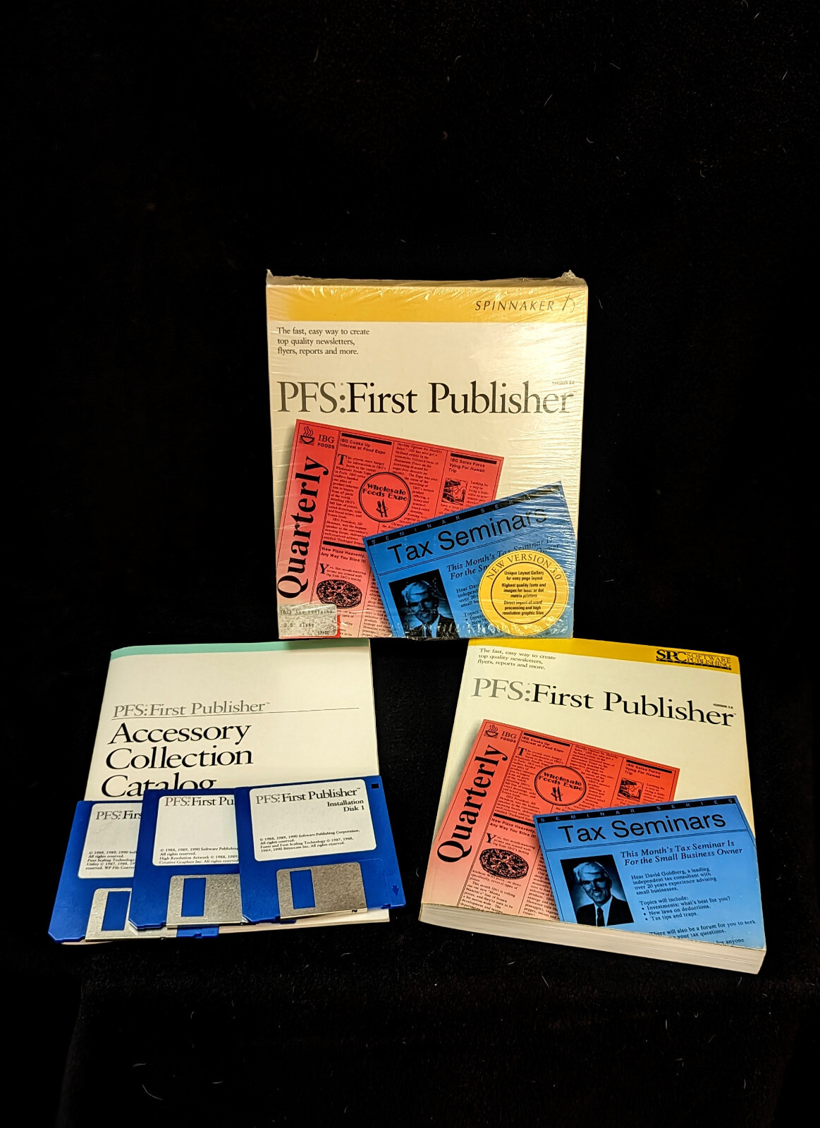 PFS First Publisher Windows v3.0 Spinnaker 5.25" Vintage PC Software