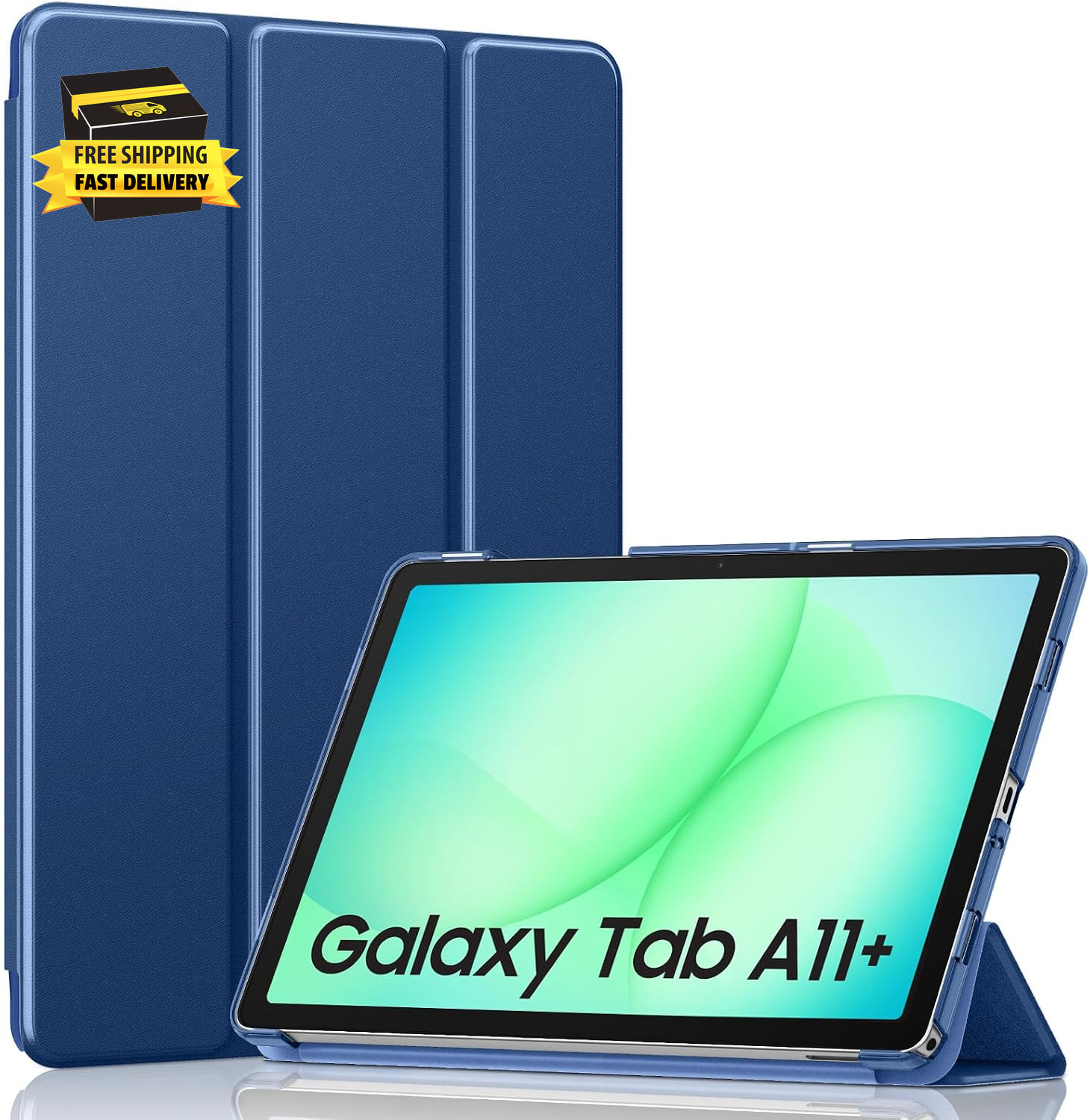 Slim Case for Samsung Galaxy Tab A11+ plus 11 Inch 2025, Navy Blue ⭐️⭐️⭐️⭐️⭐️