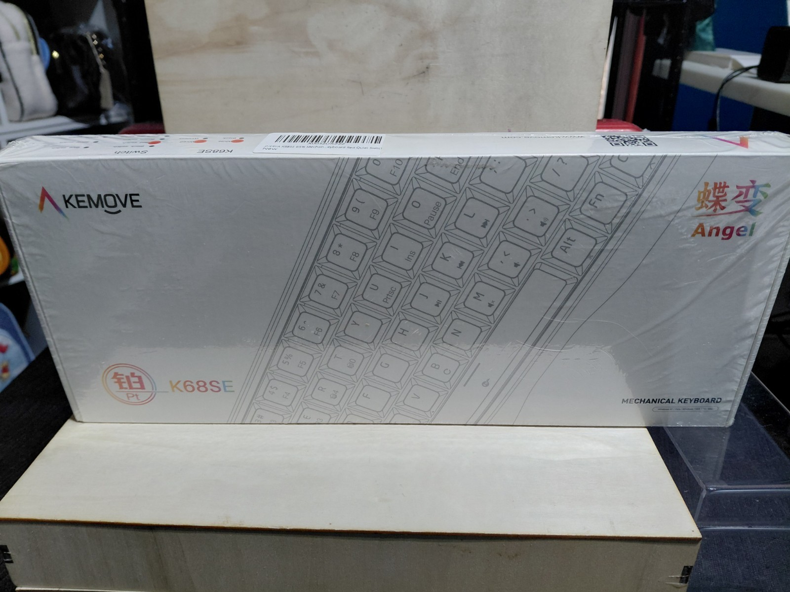 Kemove K68SE White Angel Type-C RGB Lighting Gaming Mechanical Keyboard New