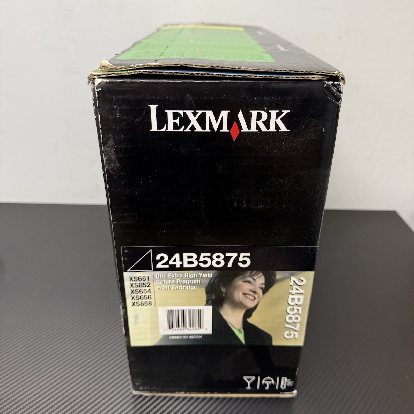 Lexmark 24B5875 Black High Yield Toner Cartridge FOR XS651 / XS652 / XS654 NEW