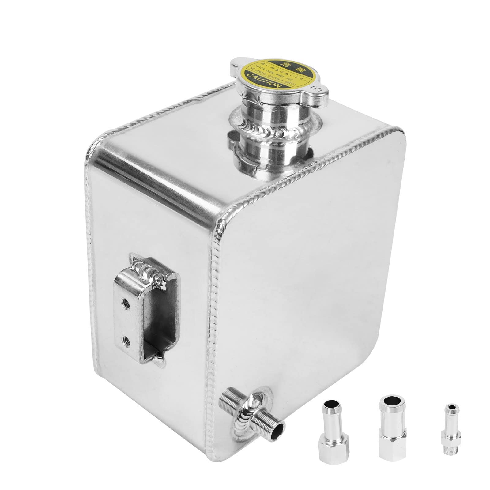 Blackhorse-racing 2.5L Universal Aluminum Coolant Radiator Overflow Ex