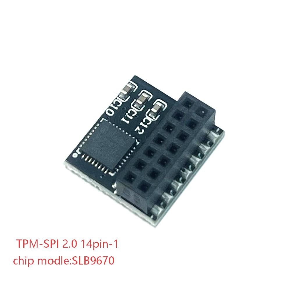 TPM2.0 14pin-1 SPI  Infineon SLB9670 Security Module for ASUS PRIME Z590-P US