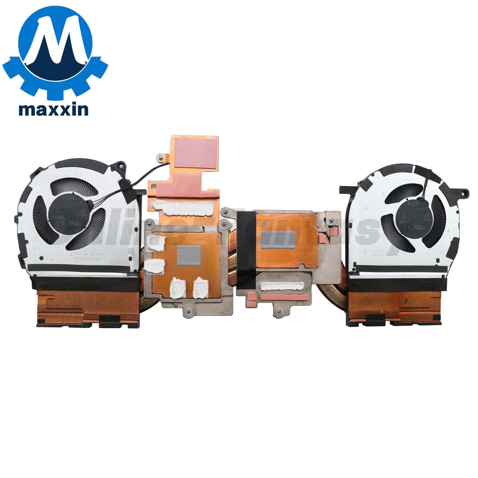 CPU+GPU Fan heatsink for Lenovo Legion 7 16IRX9 83FD P/N: 5H40S21041 5H40S21042