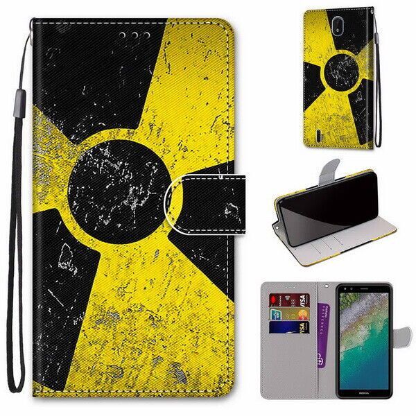 Flip Dog Lion Wolf Cat Flower Wallet Cover Case For 17 16 15 Pro Max Air