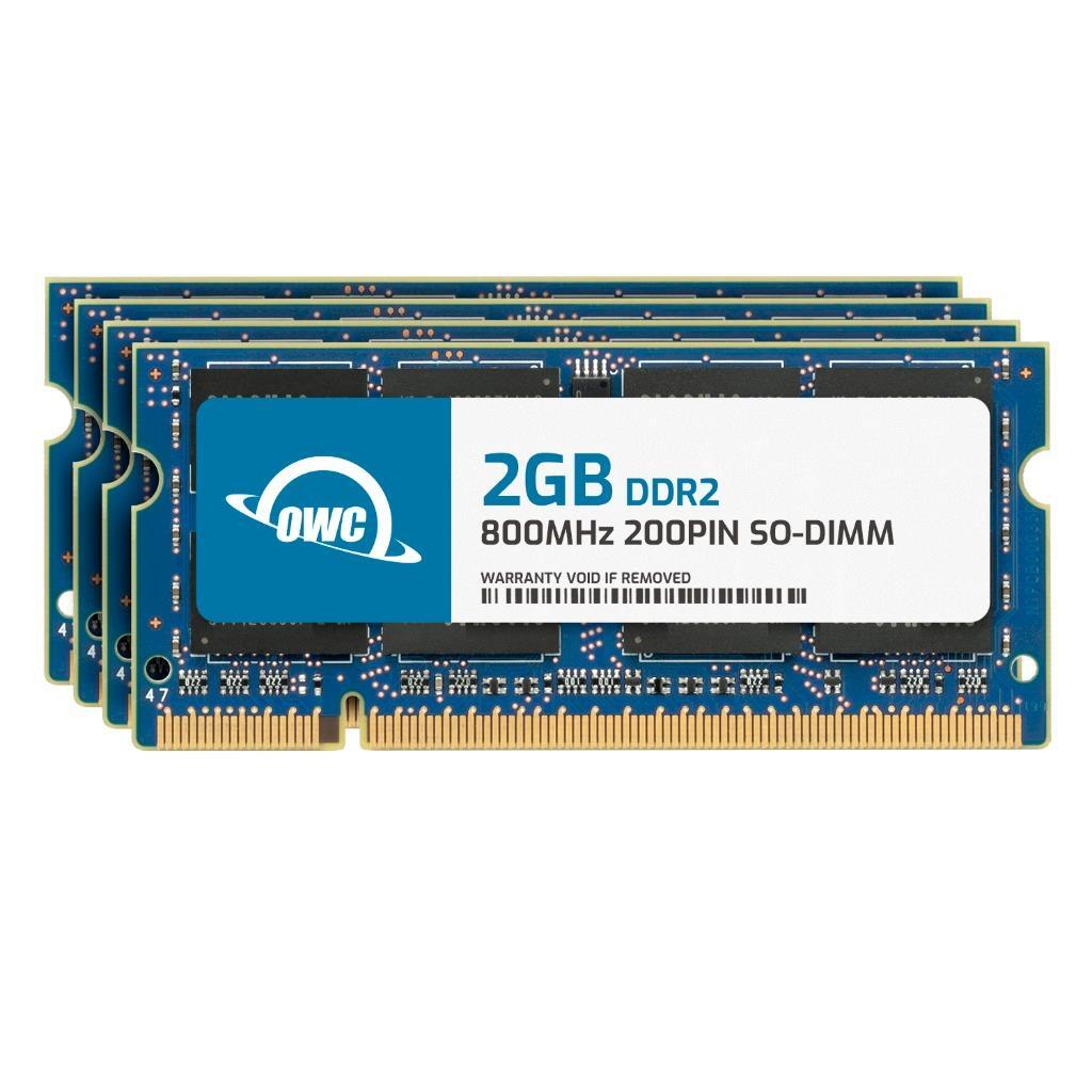 OWC 8GB (4x2GB) DDR2 800MHz 2Rx8 Non-ECC SODIMM 200-pin Memory RAM