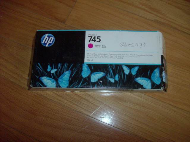 2024 GENUINE HP #745 MAGENTA 300ml CARTRIDGE F9K01A DESIGNJET Z2600 Z5600 SEALED