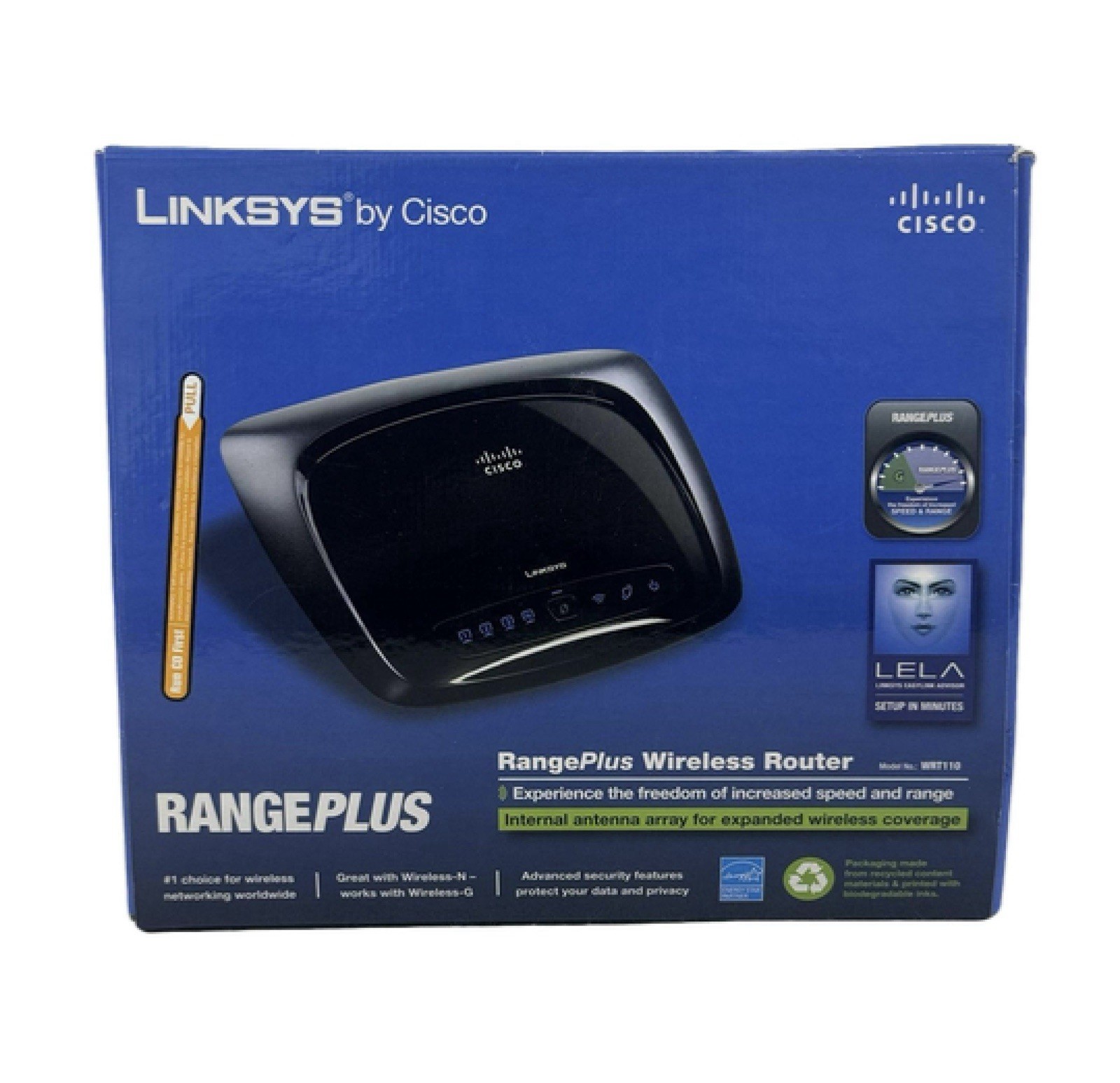 Linksys Range Plus Router ~ Model: WRT110 ~ New In Box