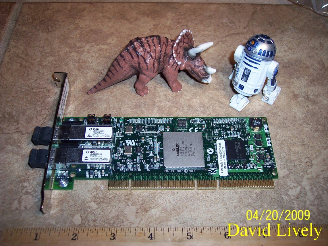 Dell Emulex T383F Dual GBIC Card LP10000DC-E CN-0T383F