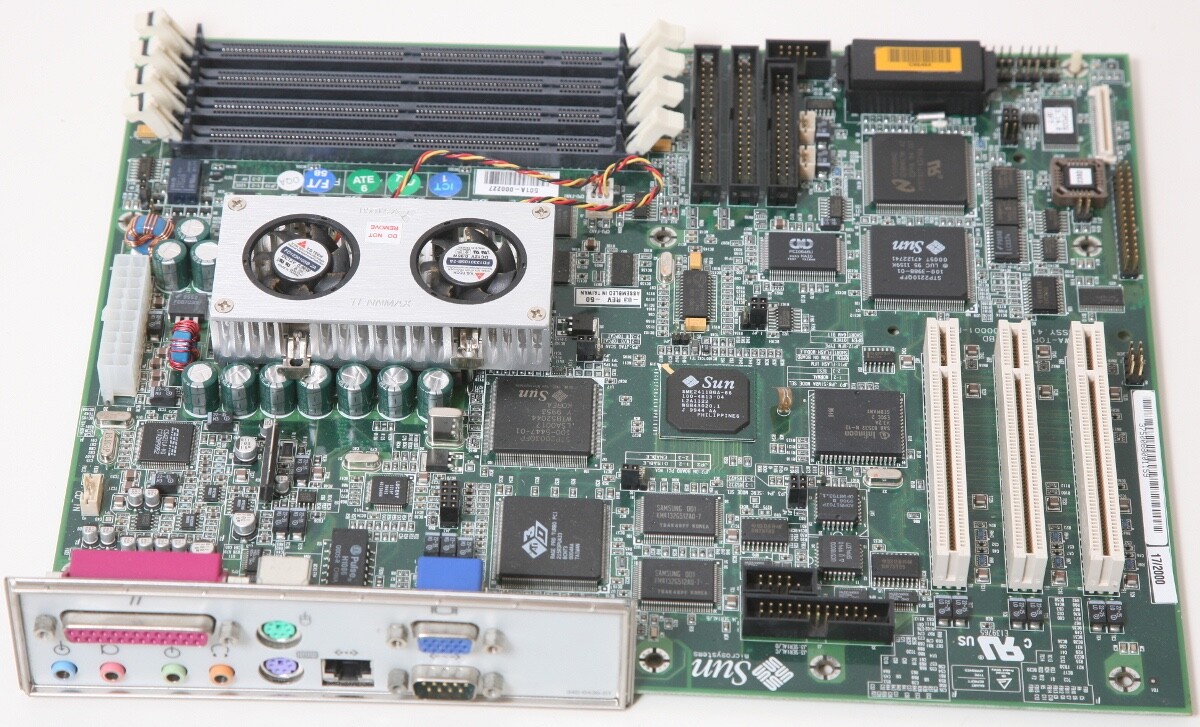 SUN MicroSystems SPARCengine ULTRA-AXe UltraSPARC IIi ATX Motherboard "TOPDOG"