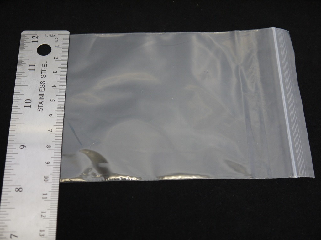 NEW 100X 10cmX15cm 2mil Premium Reclosable Seal Ziplock Plastic Clear Bags