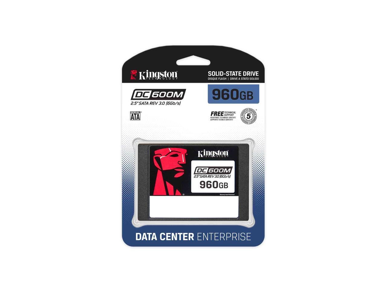 Kingston SEDC600ME/960G DC600ME 960 GB Solid State Drive - 2.5" Internal - SATA