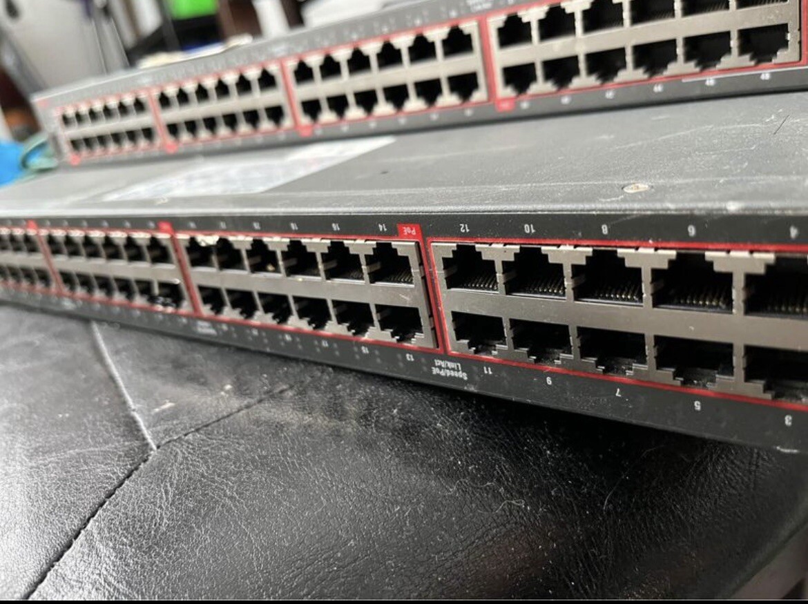 AVAYA 4548GT-PWR 48-Port POE Ethernet Routing Switch - TESTED - 2