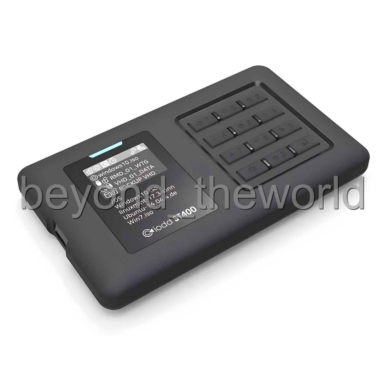 IODD ST400 2.5 inch Enclosure / USB-C/Bootable Virtual ODD / AES256