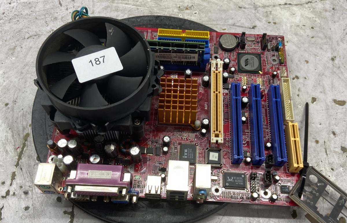 Biostar P4M80-M7 Motherboard Bundle W/ Intel Pentium 4 2.93GHz 1.5GB