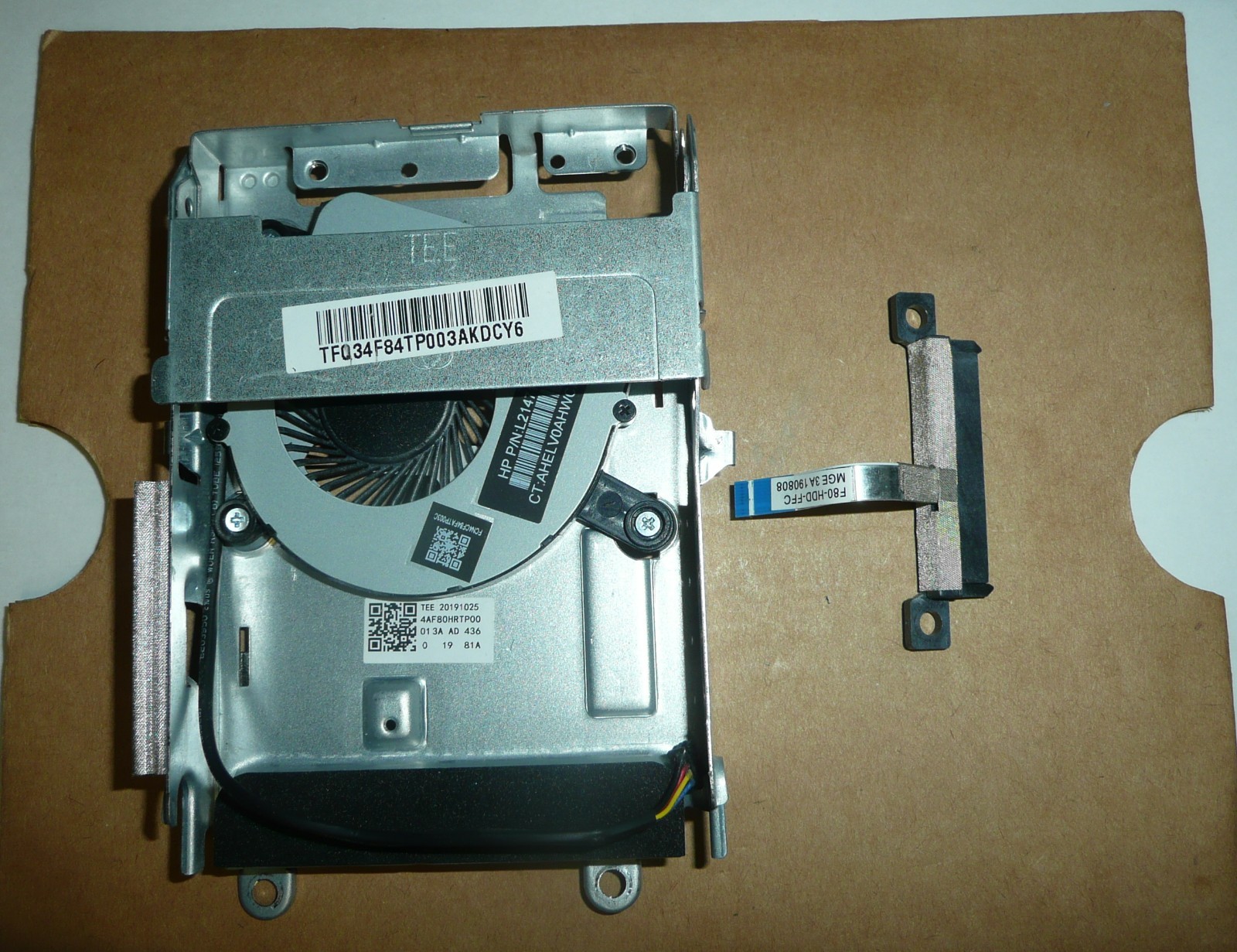 HP Elitedesk 700 705 G5 Hard Drive Caddy and Cable L21471-001 F80-HDD-FFC