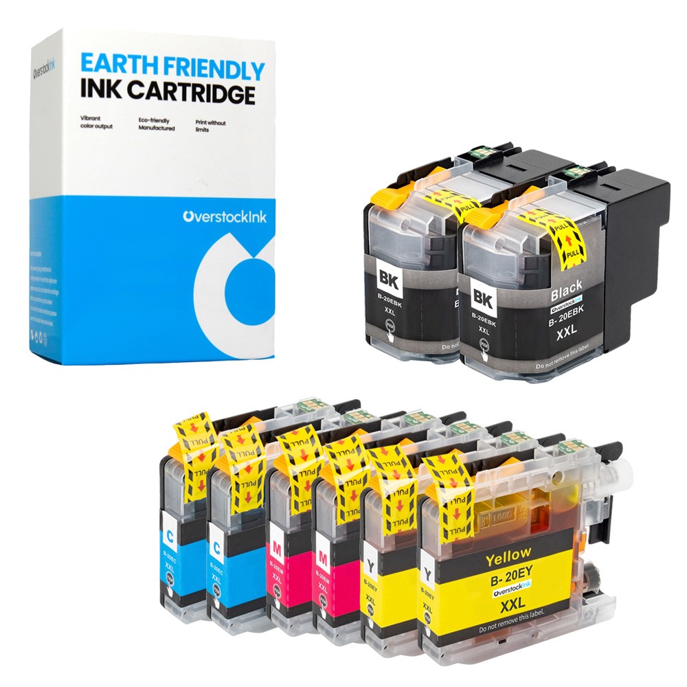 8PK Compatible OSI LC20E Printer Cartridges XXL fits Brother MFC-J5920DW J775DWL