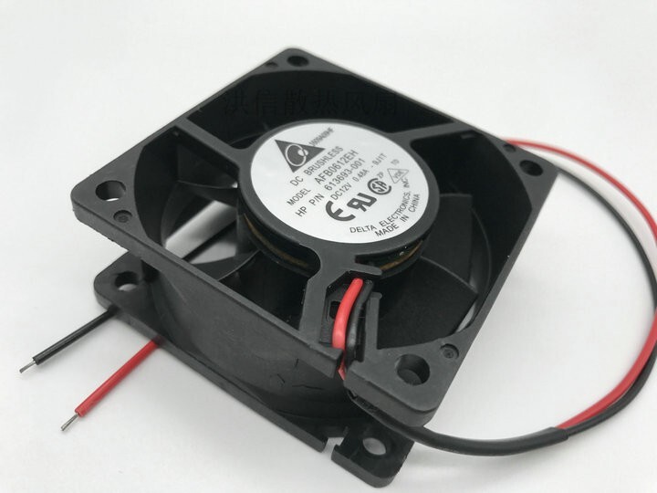 1PC   Ball Cooling Fan 6025 AFB0612EH 6cm 12V 0.48A 60*60*25MM 60mm