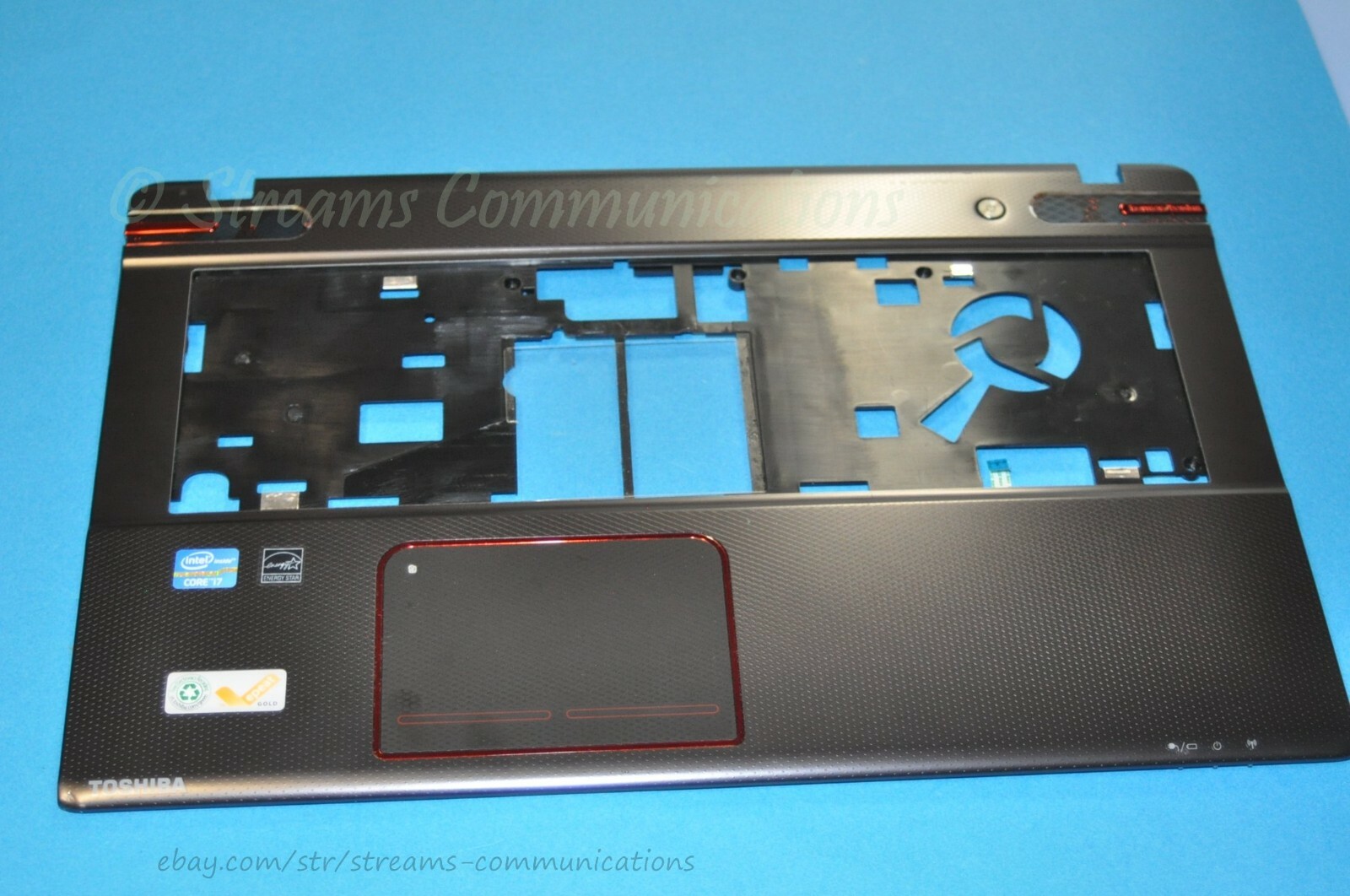 TOSHIBA Qosmio X870 X875 17.3" Laptop Palmrest with Touchpad V000280480 w/Dent