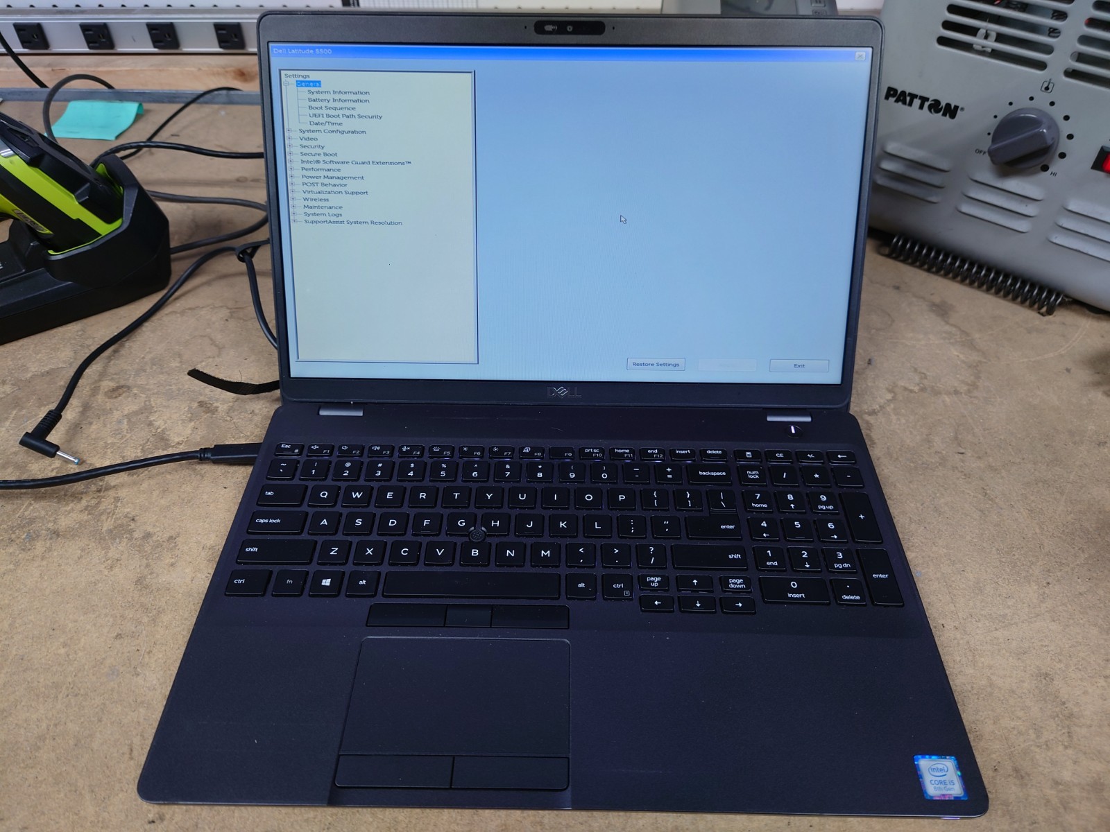 Dell Latitude 5500 15.6" HD i5-8265U 8GB RAM No SSD