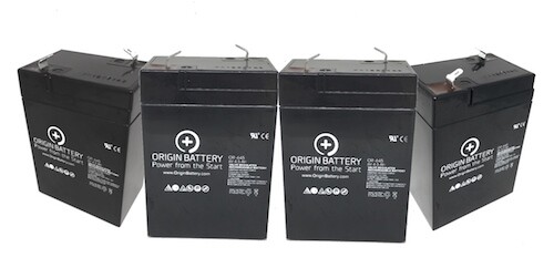 APC AP370 Battery Replacement Kit - 4 Pack 6V 4.5AH w/2 Year Warranty
