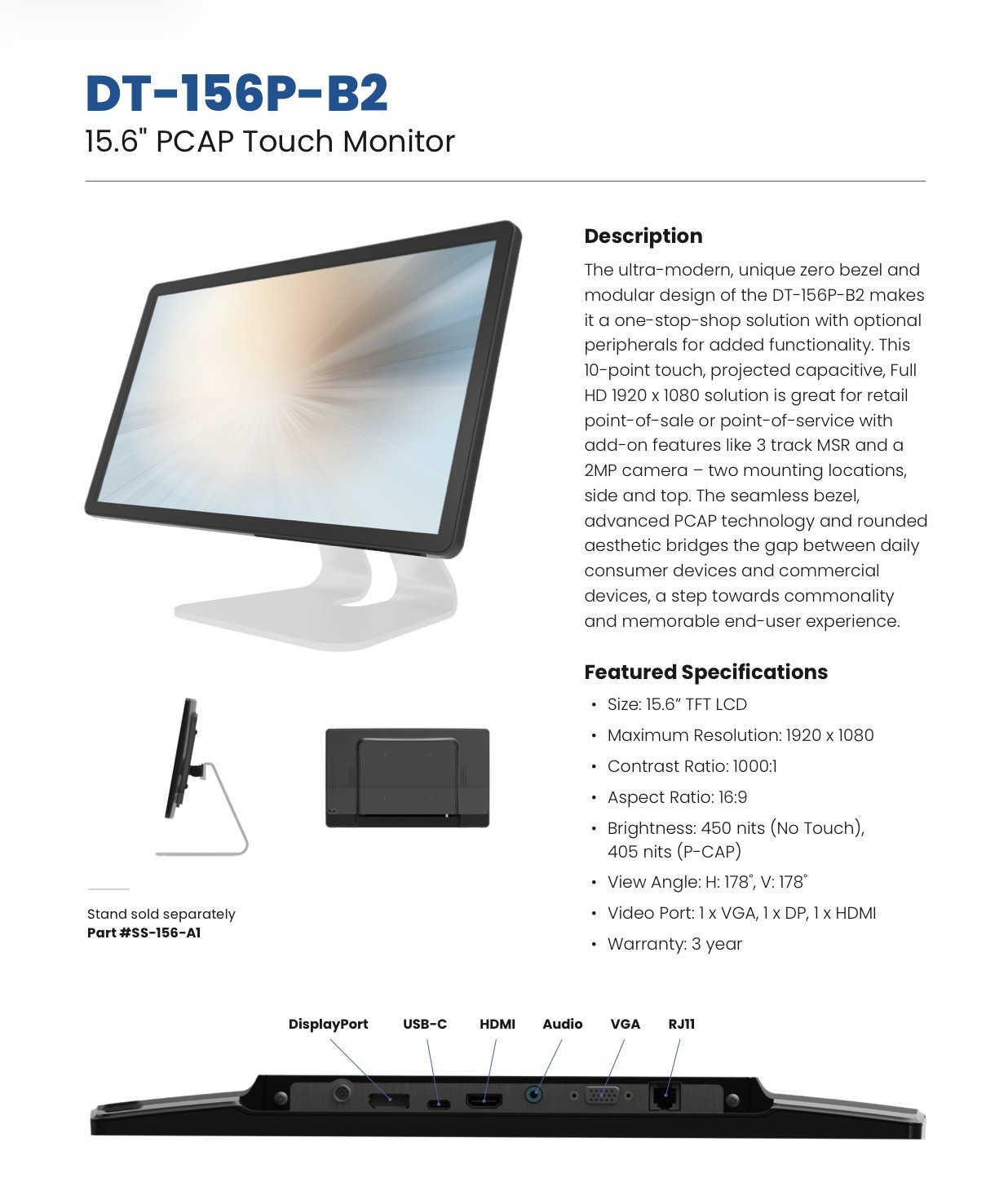 MicroTouch DT-156P-B2