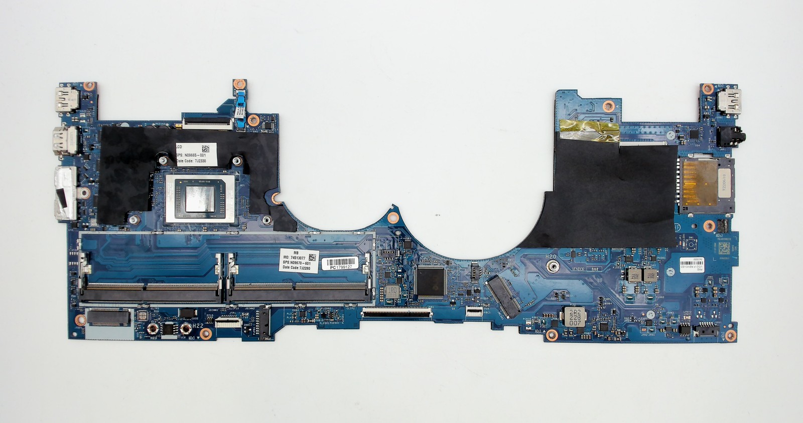HP Envy x360 15-EY 15Z-EY Series Ryzen 5 5625U Laptop Motherboard N09670-601
