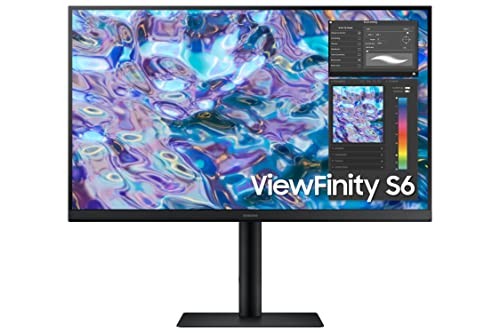 SAMSUNG VIEWFINITY S6 27" 2K MAX 75 HZ HDMI DISPLAYPORT LS27B610EQNXZA - BLACK