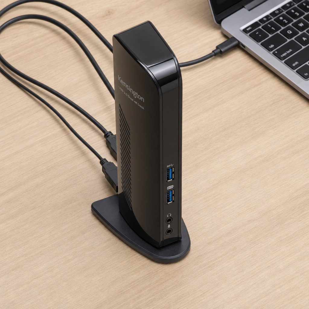 Kensington SD4100v K38255NA Universal Dual 4K USB 3.0 Docking Station