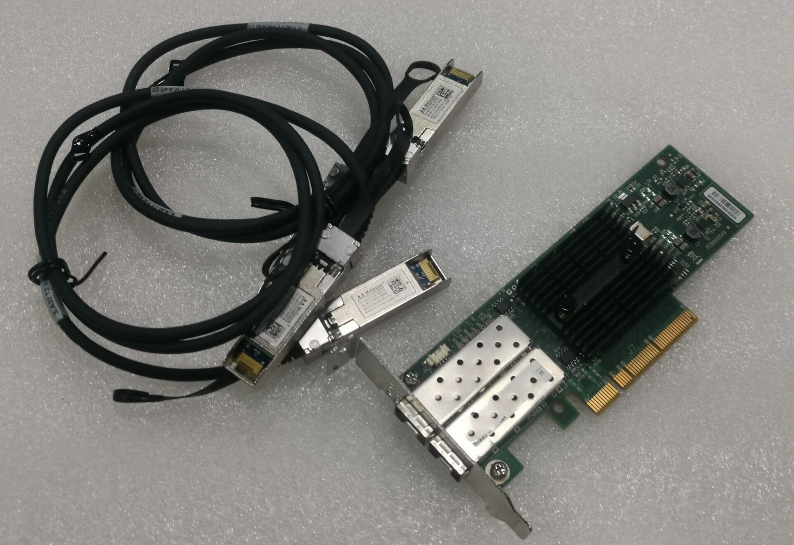 HP MCX312B-XCCT 546SFP Mellanox ConnectX-3 Pro Dual Port 10Gb SFP + 2PC 1M Cable