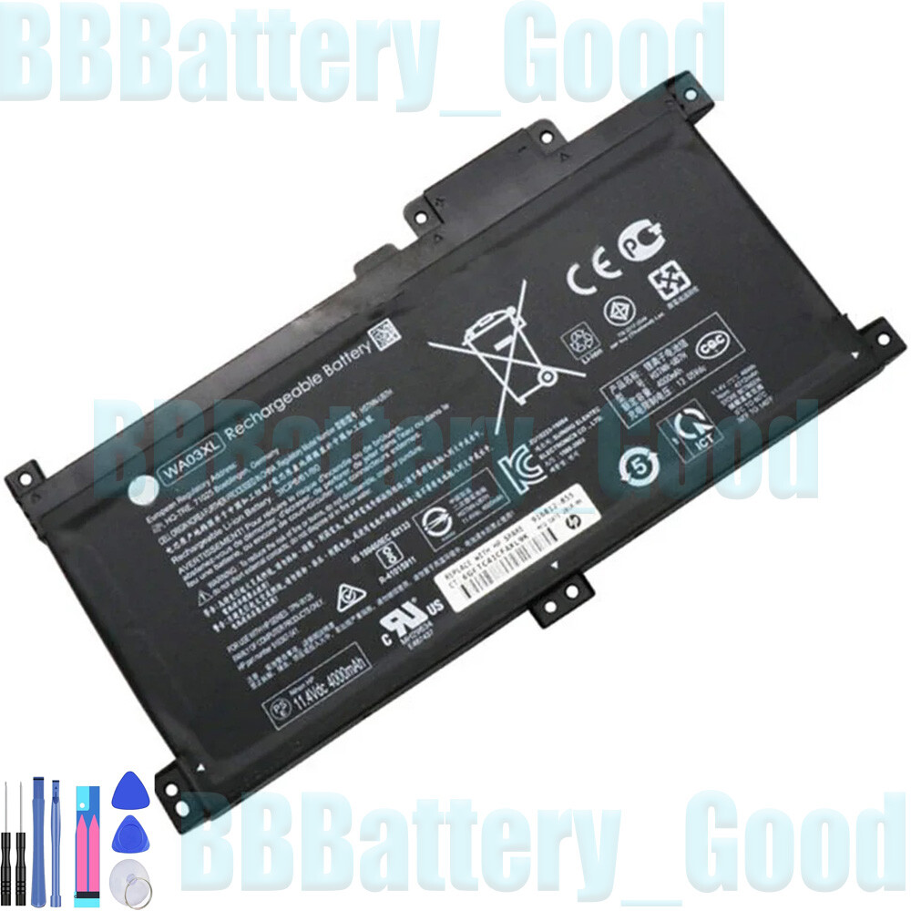 New WA03XL Battery for HP Pavilion X360 15-BR036TX HSTNN-LB7T 916812-855