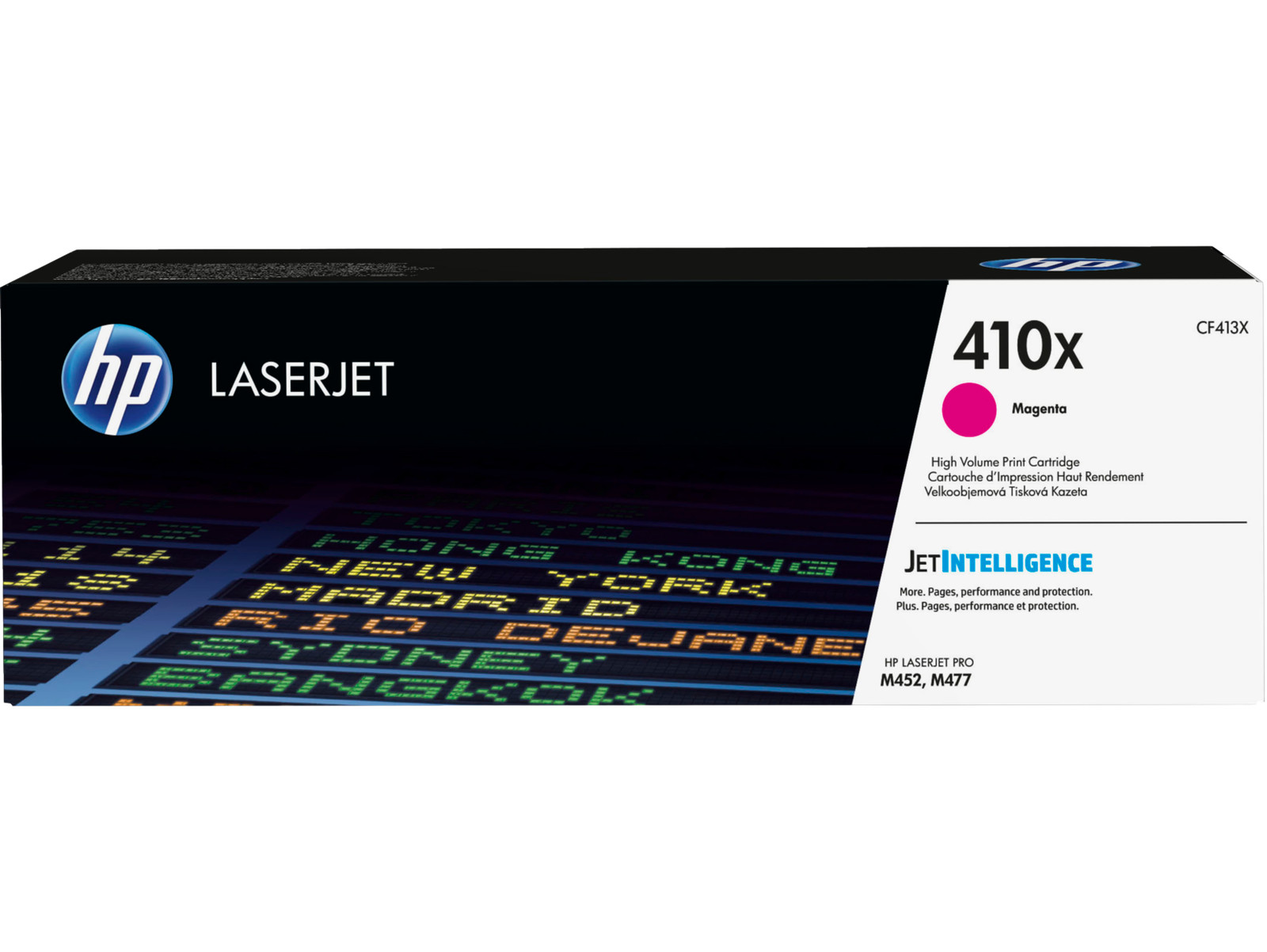 HP 410X High Yield Magenta Original LaserJet Toner Cartridge (CF413X) New Open