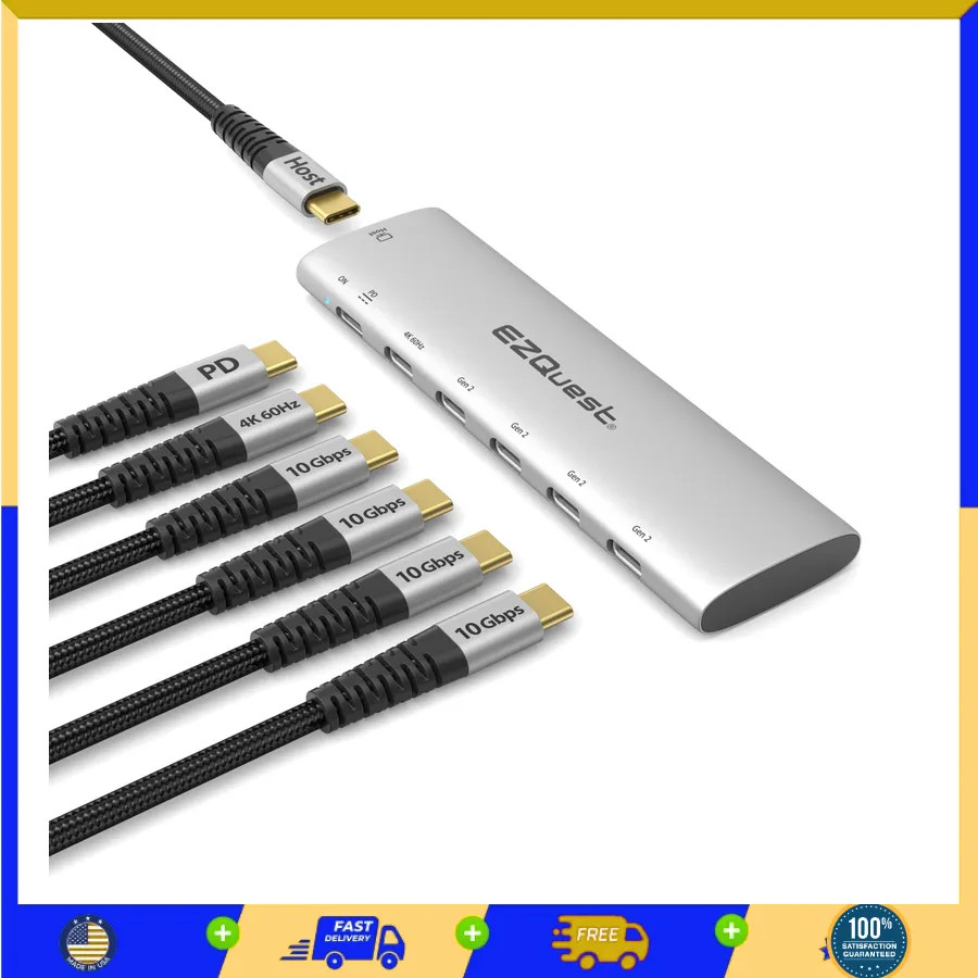 INC. USB Type-C Slim HUB GEN 2 Adapter 6-in-1
