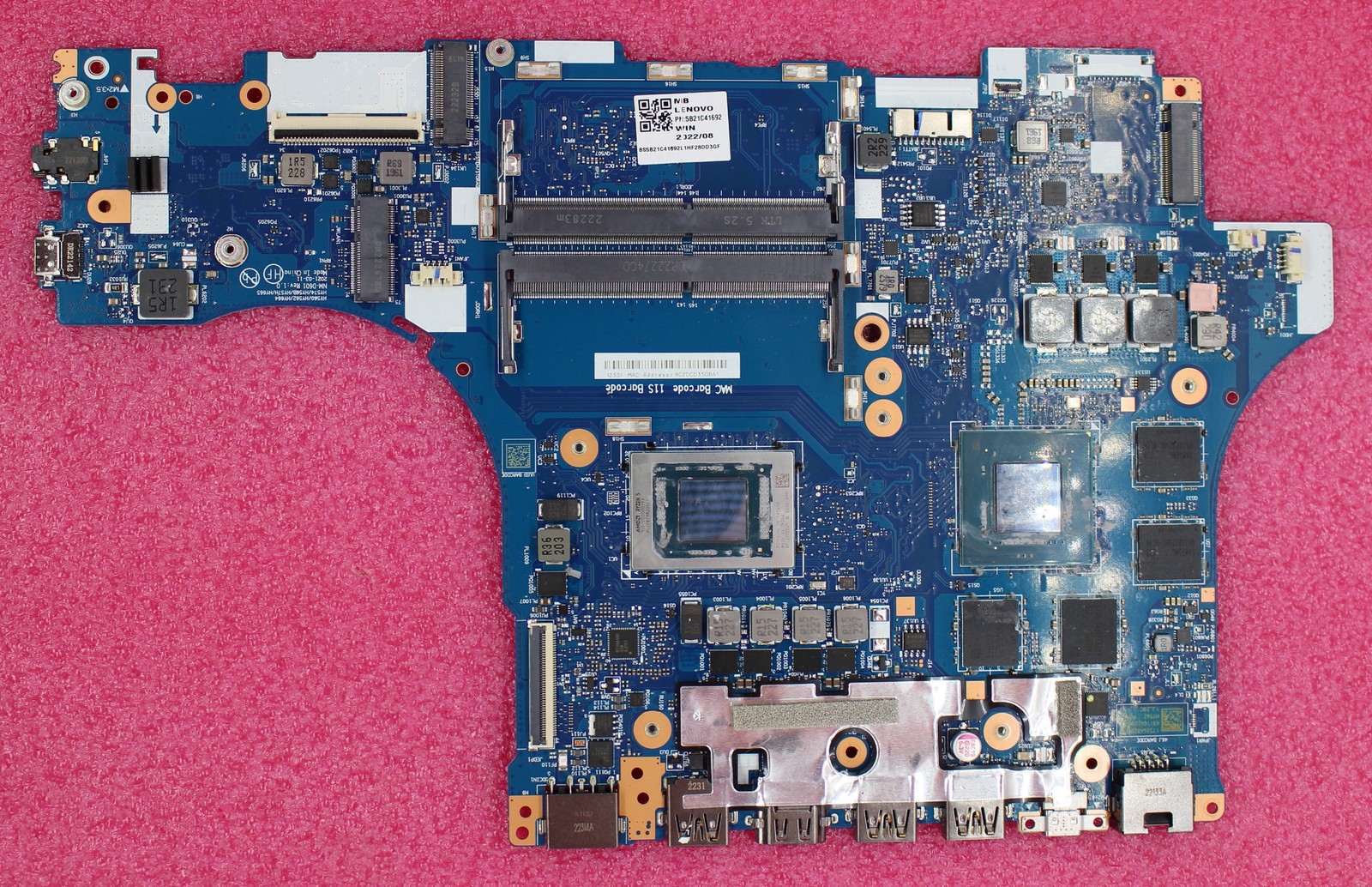 5B21C41692 - Lenovo Legion 5-15ACH6 R5 5600H RTX3050 Systemboard