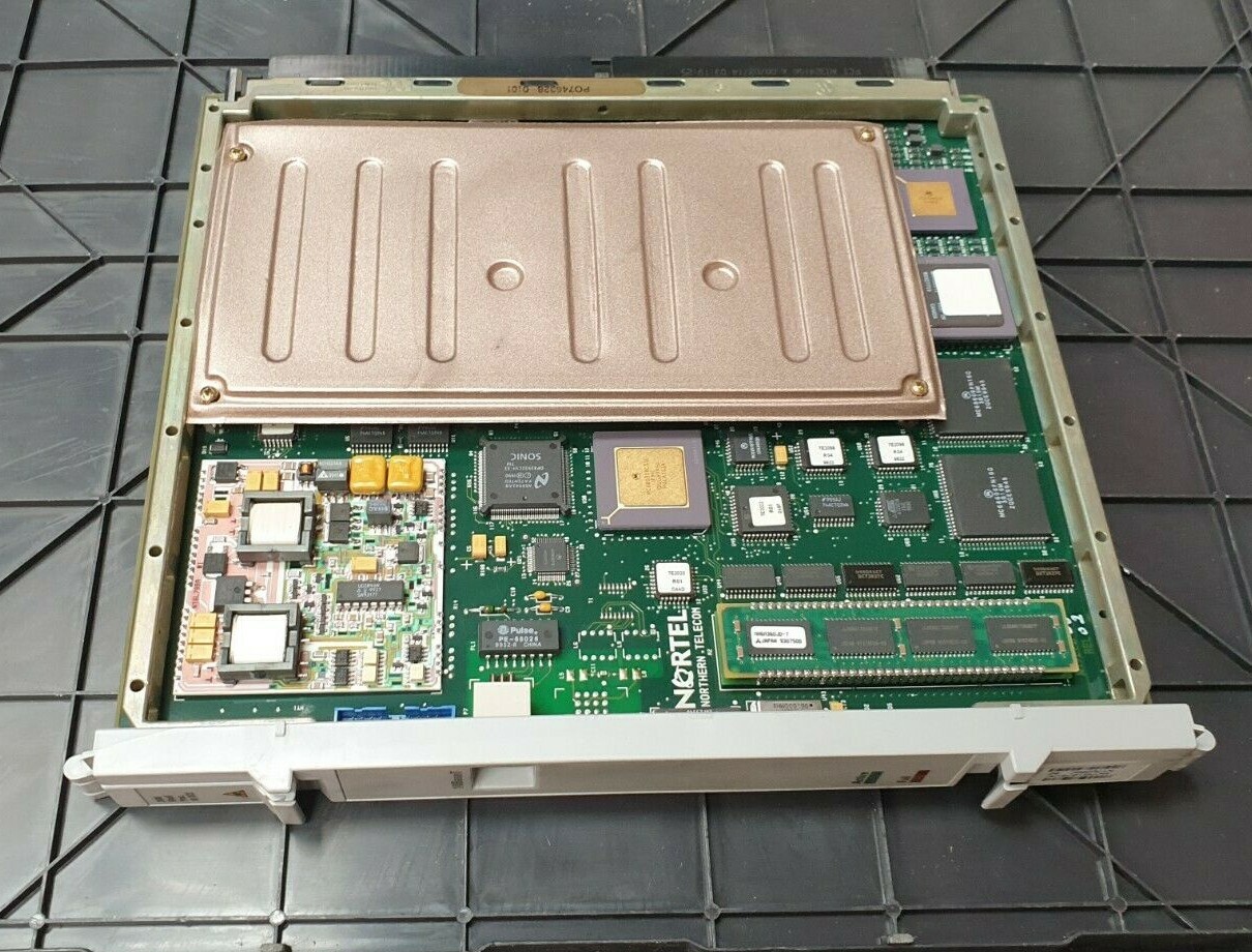 NORTEL NT7E20GC 02 24M SHELF PROCESSOR 10 DCC MODULE (r03s2)