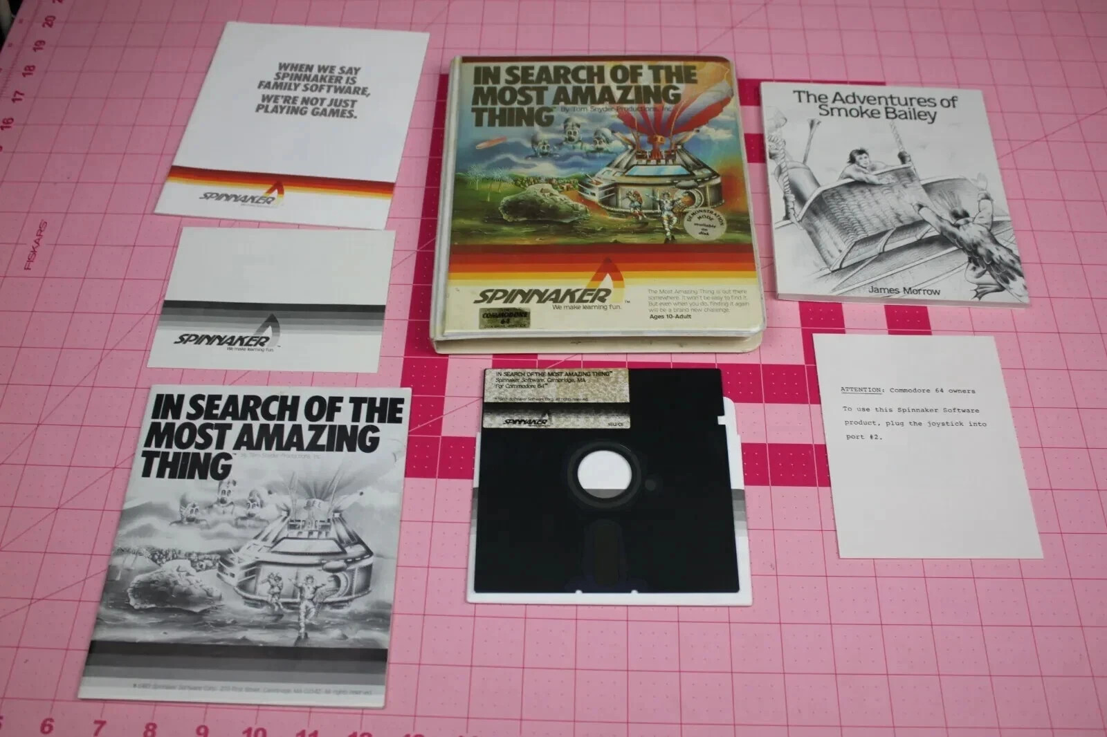 In Search of the most amazing thing Commodore 64 floppy disk PC game 1983 Rare