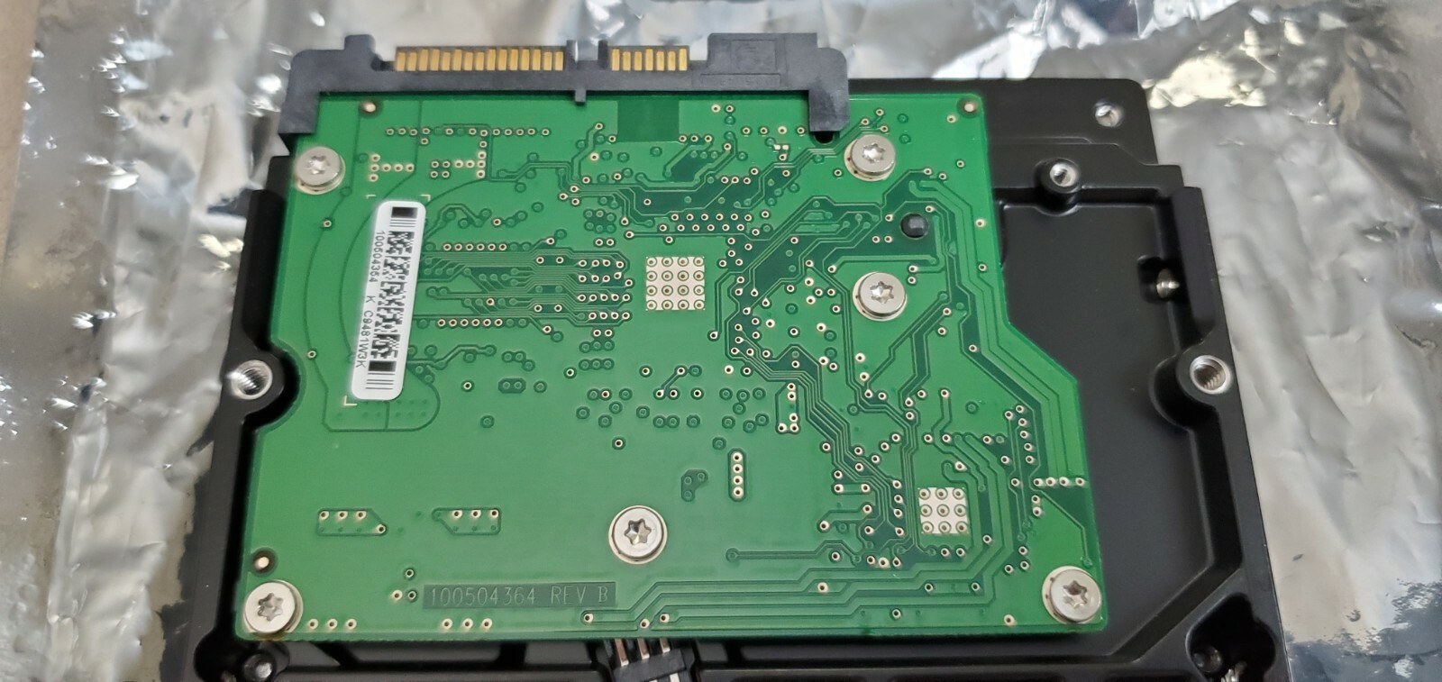 Seagate 3.5" Hard Drive SV35.4 PCB Logic Circuit Board 100504364 REV-B F/W CV11