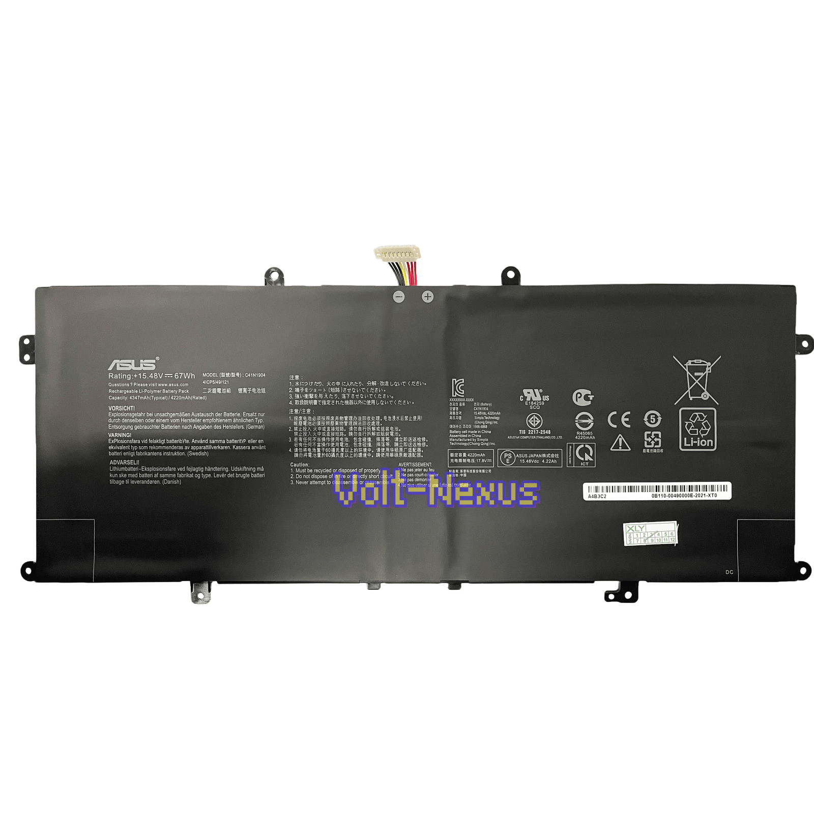 Genuine C41N1904 Battery for ASUS ZenBook 13 UX325EA UX325JA BX325JA UM325SA