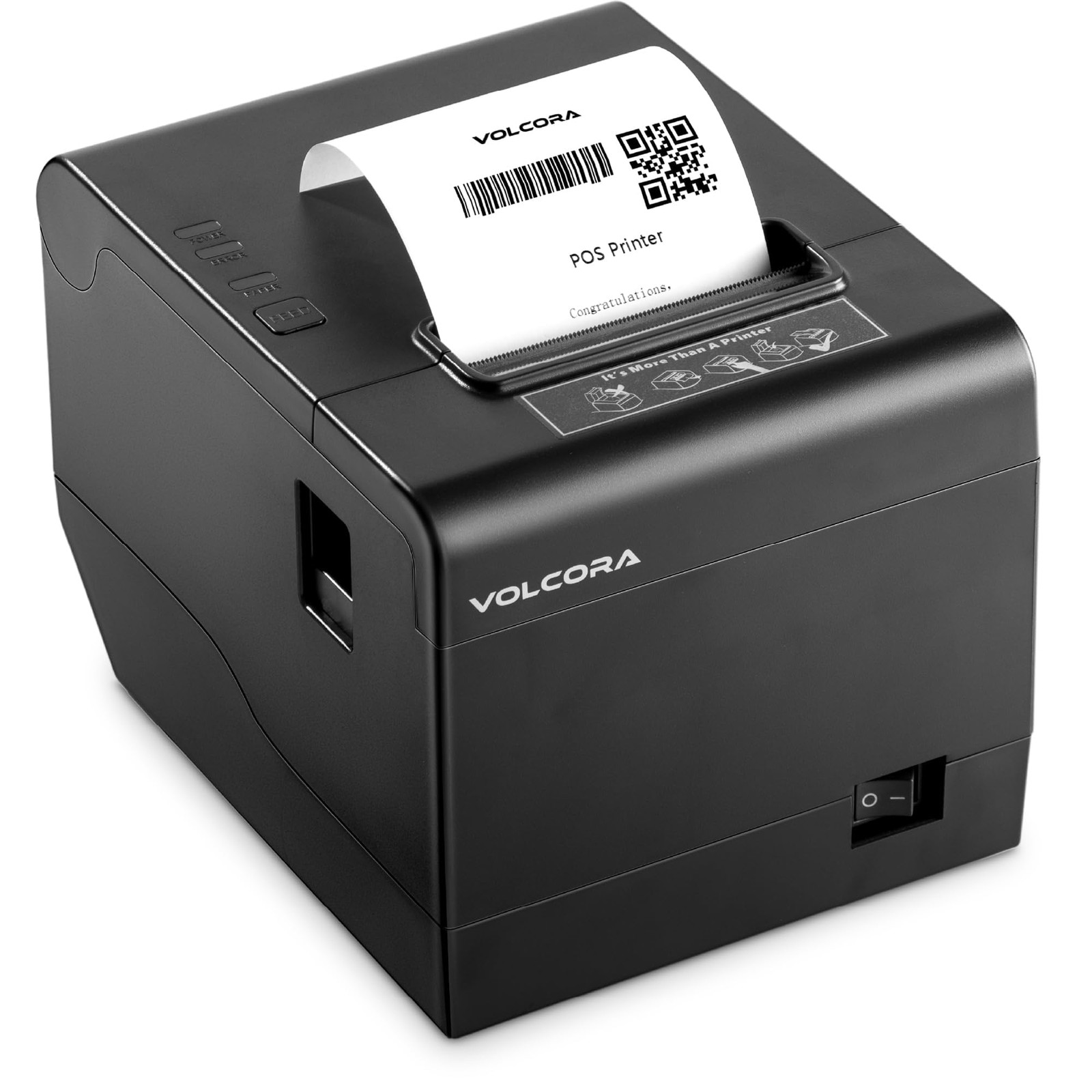 Thermal Receipt Printer, USB/WiFi Interface for Windows/MAC/Linux, 80mm