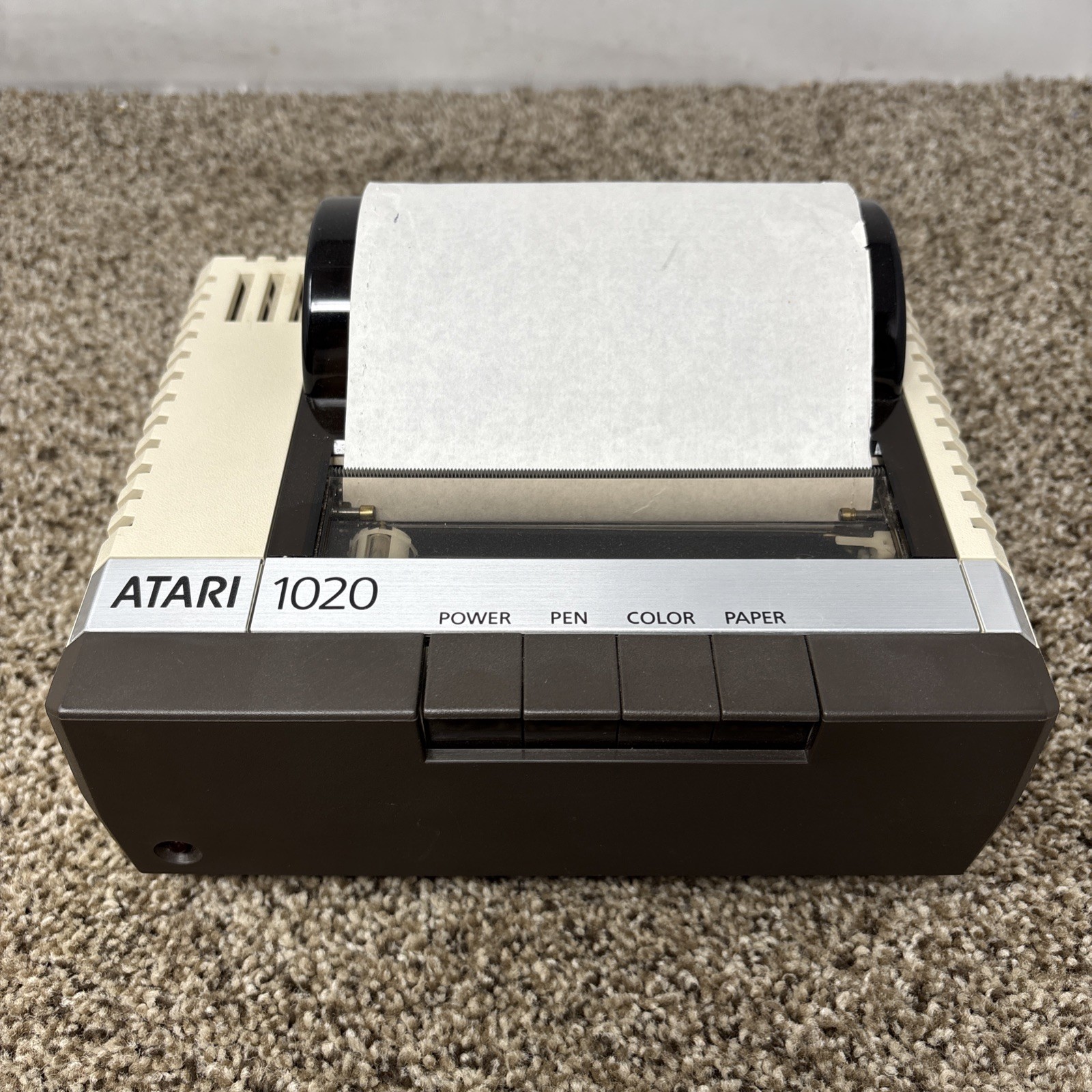 Atari 1020 Color Printer w/ Paper Only Untested Parts Or Repair